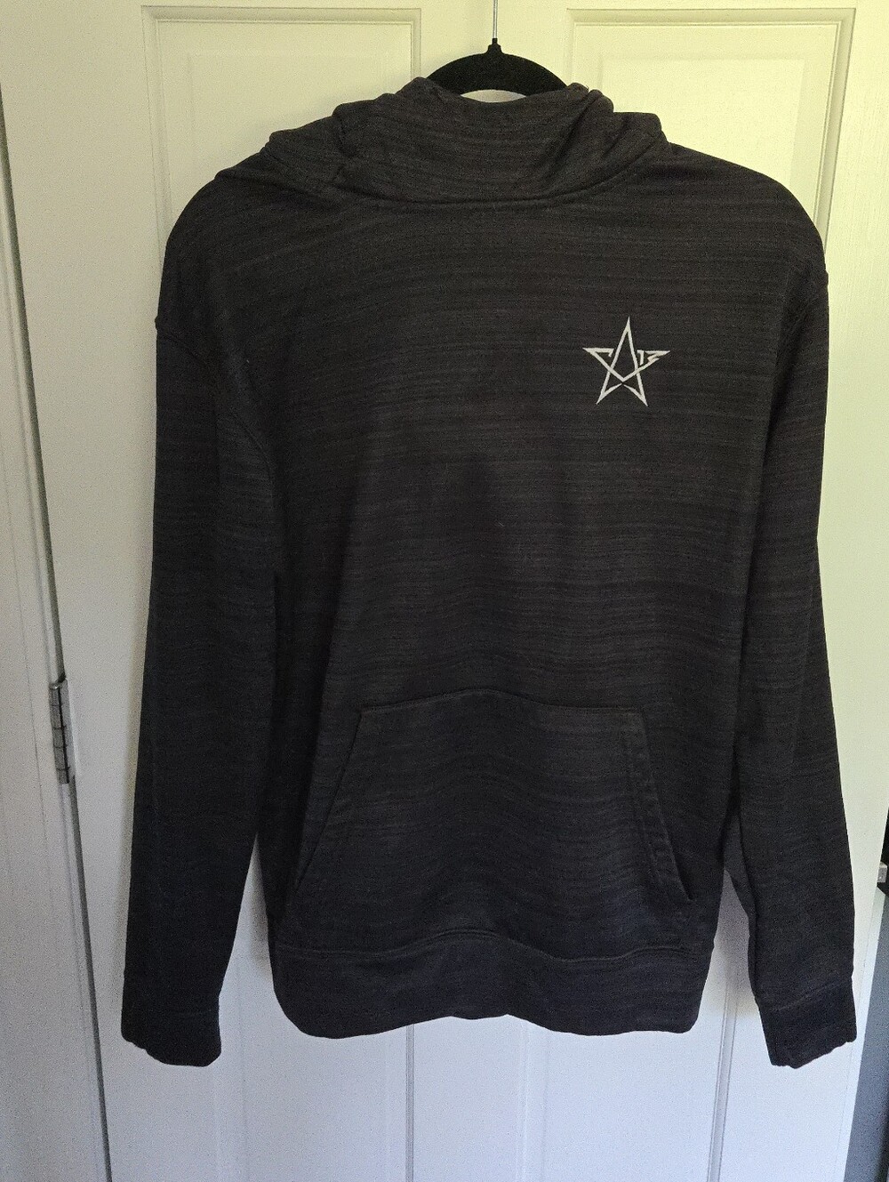 Cam Atkinson Columbus Blue Jackets Heathered Gray Sweatshirt Men's Size M